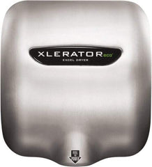 Excel Dryer - 500 Watt Silver Finish Electric Hand Dryer - 208/277 Volts, 2.2 Amps, 11-3/4" Wide x 12-11/16" High x 6-11/16" Deep - Grade Industrial Supply