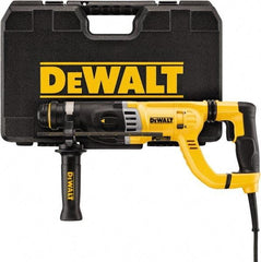 DeWALT - 120 Volt 1-1/8" SDS Chuck Electric Rotary Hammer - 0 to 5,350 BPM, 0 to 1,450 RPM, Reversible, D-Handle - Grade Industrial Supply