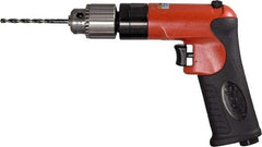 Sioux Tools - 1/4" Reversible Keyed Chuck - Pistol Grip Handle, 1,800 RPM, 12 LPS, 0.5 hp, 90 psi - Grade Industrial Supply