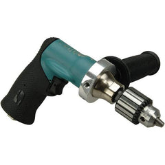 Dynabrade - 3/8" Keyed Chuck - Pistol Grip Handle, 500 RPM, 0.4 hp, 90 psi - Grade Industrial Supply