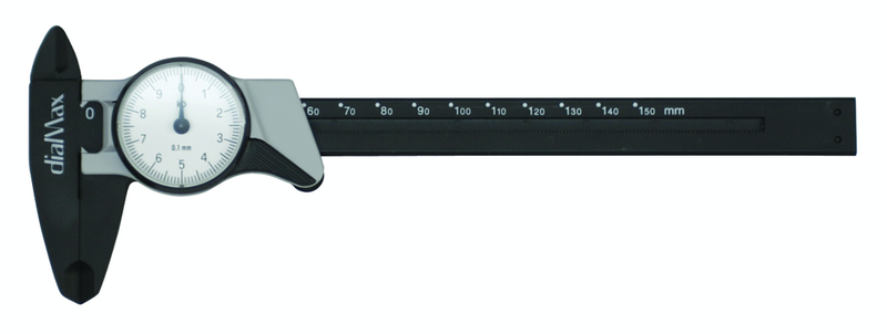 0 - 6 / 0 - 150mm Measuring Range (.001 Grad.) - Dial Caliper - #41104 - Grade Industrial Supply