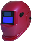 #41260 - Solar Powered Welding Helmet - Red - Replacement Lens: 3.85" x 1.70" Part # 41261 - Grade Industrial Supply