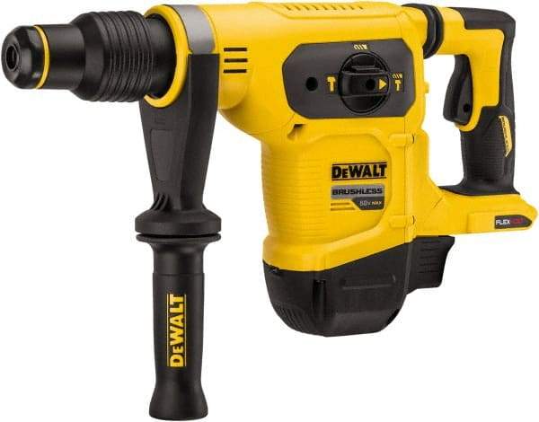 DeWALT - 60 Volt 1" SDS Max Chuck Cordless Rotary Hammer - 0 to 3,150 BPM, 0 to 550 RPM, Reversible - Grade Industrial Supply