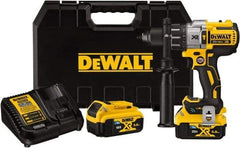 DeWALT - 20 Volt 1/2" Keyless Chuck Cordless Hammer Drill - 0 to 3,850 BPM, 0 to 2,000 RPM, Reversible - Grade Industrial Supply