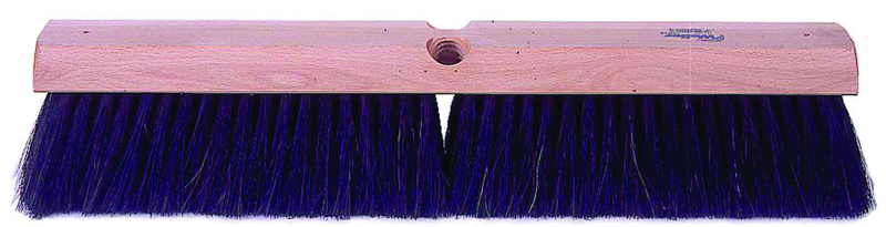 24" - Black Fine Sweeping Broom Without Handle - Grade Industrial Supply