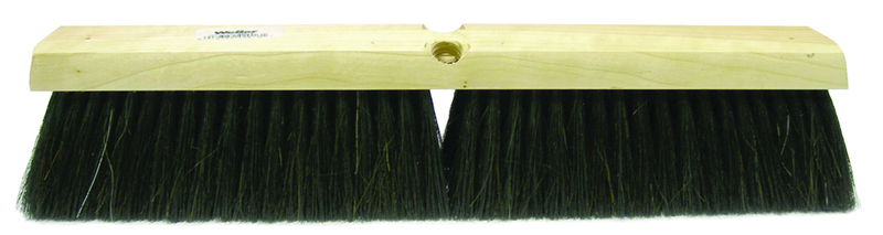 24" Horse Hair Medium Sweeping - Broom Without Handle - Grade Industrial Supply