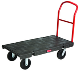 HD Platform Truck. Med 24 x 48" - Push Handle - Grade Industrial Supply