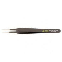 2A SA FLAT ROUND TWEEZERS - Grade Industrial Supply