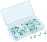 70 Pc. Grease Fitting Assortment - Contains: straight; 45 degree and 90 degree - Grade Industrial Supply