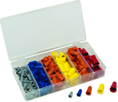 158 Pc. Wire Nut Assortment - Flame-Retardant Polypropylene Shell - Grade Industrial Supply