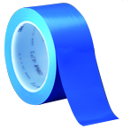 List 471 3" x 36 yds Vinyl Tape - Blue - Grade Industrial Supply