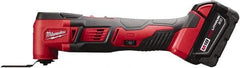 Milwaukee Tool - 18 Volt, Cordless Multi Tool Kit - 5,000 to 20,000 RPM, Battery Included - Grade Industrial Supply