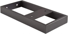 ECONOCO - Black Matte Finish Anchor Bracket - 12-3/4" Long, 6" Wide - Grade Industrial Supply