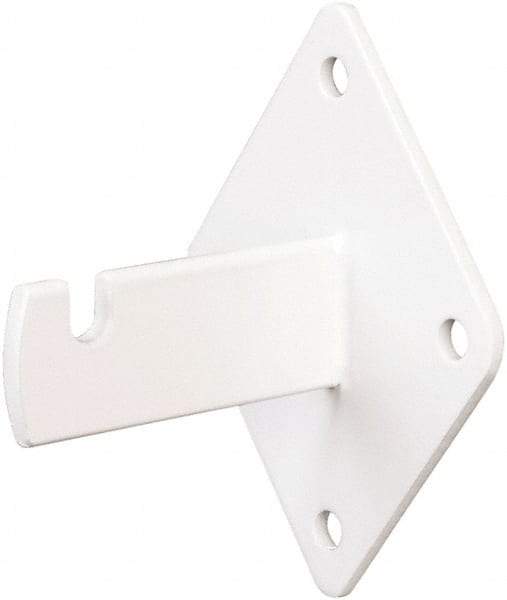 ECONOCO - Semi-Gloss Wall Bracket - 3-3/4" Long, 3" Wide - Grade Industrial Supply