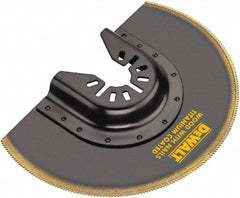 DeWALT - Titanium Head Rotary & Multi-Tool Flush Cutting Blade - Universal Fitment for Use on All Major Brands (No Adapter Required) - Grade Industrial Supply