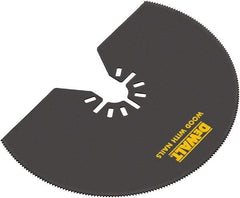 DeWALT - Semicircle Rotary Tool Blade - UNIVERSAL FITMENT, For Use on All Major Brands (no Adapter Required) - Grade Industrial Supply