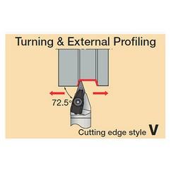 CVVNN2525M1607-RD - Turning Toolholder - Grade Industrial Supply