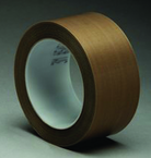 List 5451 1/2" x 36 yds PTFE Glass Cloth Tape - Brown - Grade Industrial Supply