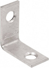 National Mfg. - 1" Long x 1/2" Wide, Steel, Corner Brace - Zinc Plated - Grade Industrial Supply