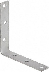 National Mfg. - 5" Long x 1" Wide, Galvanized Steel, Corner Brace - Galvanized - Grade Industrial Supply