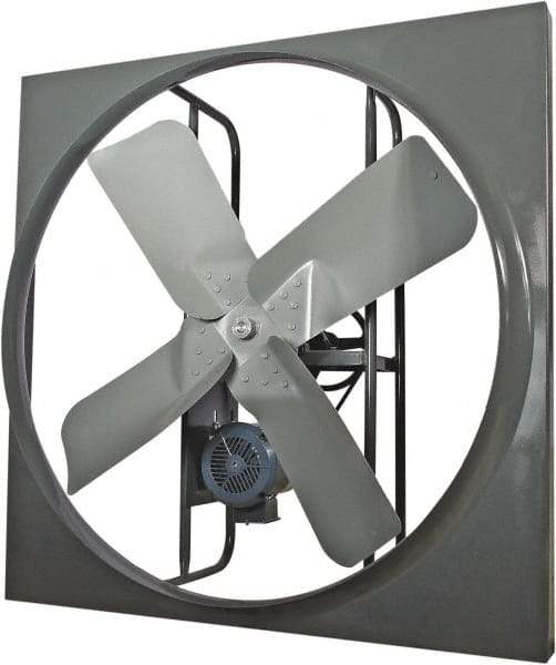 Americraft - 42" Blade, Belt Drive, 1-1/2 hp, 17,200 CFM, TEFC Exhaust Fan - 5.2/2.6 Amp, 230/460 Volt, Three Phase - Grade Industrial Supply