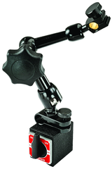 #660 - 1-3/16 x 1-9/16 x 1-3/8" Base Size  - Power On/Off with Triple-Jointed Arm - Magnetic Base Indicator Holder - Grade Industrial Supply