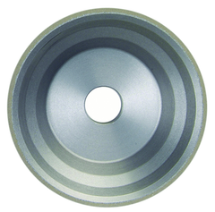 3-3/4 x 1-1/2 x 1-1/4" - 1/16" Abrasive Depth - 150 Grit - Type 11V9 Diamond Flaring Cup Wheel - Grade Industrial Supply