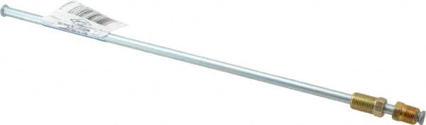 AGS Company - 1/4" OD x 12" Long, Automotive Brake Line - Steel with Galvanized Zinc Coating - Grade Industrial Supply