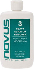 Novus - 8 Ounce Bottle Scratch Remover for Plastic - Heavy Scratch Remover - Grade Industrial Supply