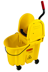 Mop Bucket & Wringer - #29538; 35 Quart Capacity - Grade Industrial Supply