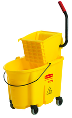 WaveBrake 35 Quart Mop Bucket and Wringer System - Grade Industrial Supply