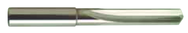 15/32 Dia. - Carbide Straight Flute 4XD Drill-120° Point-Coolant-Bright - Grade Industrial Supply