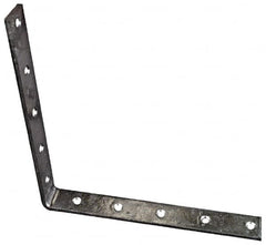 National Mfg. - 10" Long x 1-1/4" Wide, Steel, Corner Brace - Hot-Dipped Galvanized - Grade Industrial Supply