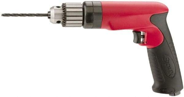 Sioux Tools - 3/8" Keyed Chuck - Pistol Grip Handle, 4,000 RPM, 14.16 LPS, 30 CFM, 1 hp - Grade Industrial Supply