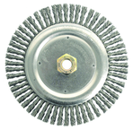 7 x 5/8-11" - .020 Wire Size - Steel Dually Weld Cleaning Brush - Grade Industrial Supply