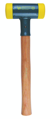 Dead Blow Recoilless Hammer -- 26 oz; Wood Handle; 1-5/8'' Head Diameter - Grade Industrial Supply