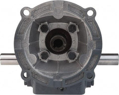 Boston Gear - 2.06 Centerline Distance, 40:1, 44 RPM Output, 0.81 Input Horsepower, 876 Lbs. Max Torque, Speed Reducer - Part No. F721-40-B5-H, Double Shaft Left & Right, 5/8" Bore, 4.34" High, 56C NEMA - Grade Industrial Supply