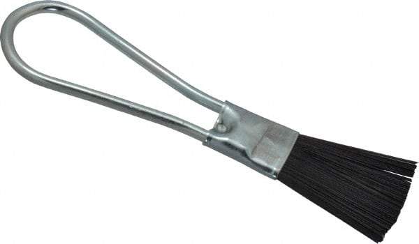 Weiler - 3 Rows x 15 Columns Steel Scratch Brush - 5-1/2" OAL, 1-1/2" Trim Length, Steel Loop Handle - Grade Industrial Supply