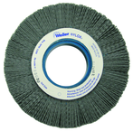 6" Diameter - 2" Arbor Hole - Abrasive Nylon Straight Nylox Wheel - Grade Industrial Supply