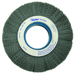 6" Diameter - 2" Arbor Hole - Abrasive Nylon Straight Nylox Wheel - Grade Industrial Supply