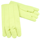 14" High Temperature Fiberglass Gloves - Wool Lined - Yellow - Grade Industrial Supply