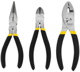 STANLEY® 3 Piece Basic Plier Set - Grade Industrial Supply