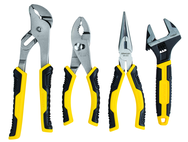 STANLEY® 4 Piece Plier & Adjustable Wrench Set - Grade Industrial Supply