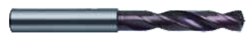 12.5mm Dia. - Carbide HP 3XD Drill-140Â° Point-Bright - Grade Industrial Supply