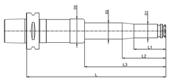 HSK-A 40 x PG 25 x 100mm H HSK-A powRgrip Collet Holder - Grade Industrial Supply