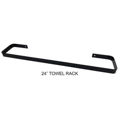 Washroom Shelves, Soap Dishes & Towel Holders; Type: Towel Rod; Holder Type: Towel Rod; Material: Stainless Steel; Mount Type: Wall; Overall Height: 7 in; Finish: Matte Black; Material: Stainless Steel; Finish/Coating: Matte Black