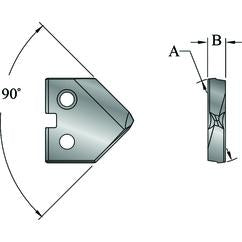 3/4 SUP COB TIALN 1 T-A INSERT - Grade Industrial Supply