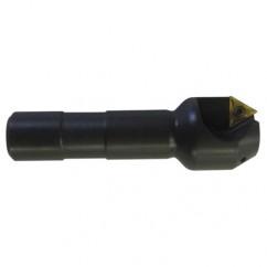 60° Point- 0.212" Min- 0.5" SH- Indexable Countersink & Chamfering Tool - Grade Industrial Supply