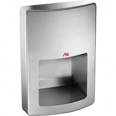 ASI-American Specialties, Inc. - 1000 Watt Satin Stainless Steel Finish Electric Hand Dryer - 240 Volts, 4.2 Amps, 11" Wide x 15-1/2" High x 5-23/32" Deep - Grade Industrial Supply