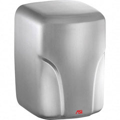 ASI-American Specialties, Inc. - 1600 Watt Satin Stainless Steel Finish Electric Hand Dryer - 220-240 Volts, 7.3 Amps, 8-1/16" Wide x 11-19/64" High x 7-5/64" Deep - Grade Industrial Supply